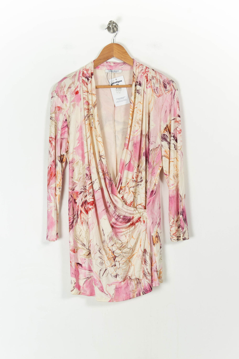 Tunique Rose et Beige - Taille XL/42 de la marque Marina Rinaldi | PARAD71470 - Vendu par Paradigme - Image 2