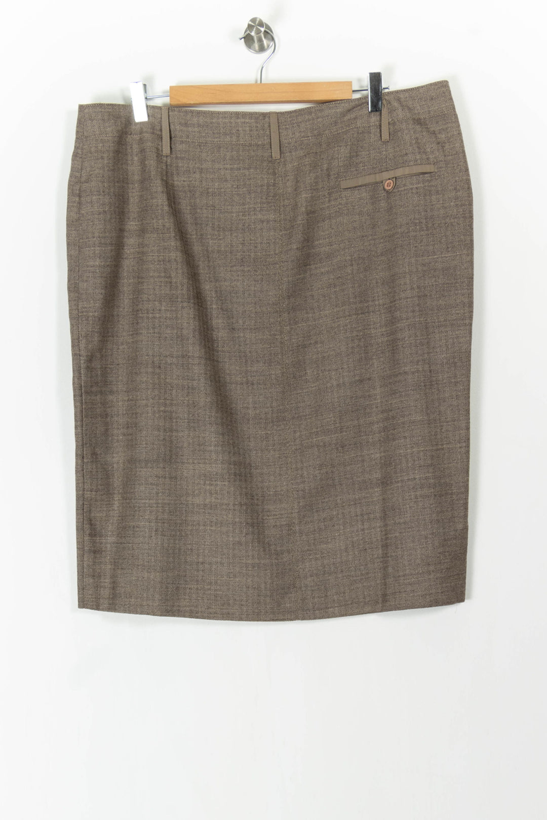 Jupe Crayon Marron - Taille XXXL/46 de la marque Marina Rinaldi | PARAD71471 - Vendu par Paradigme - Image 4