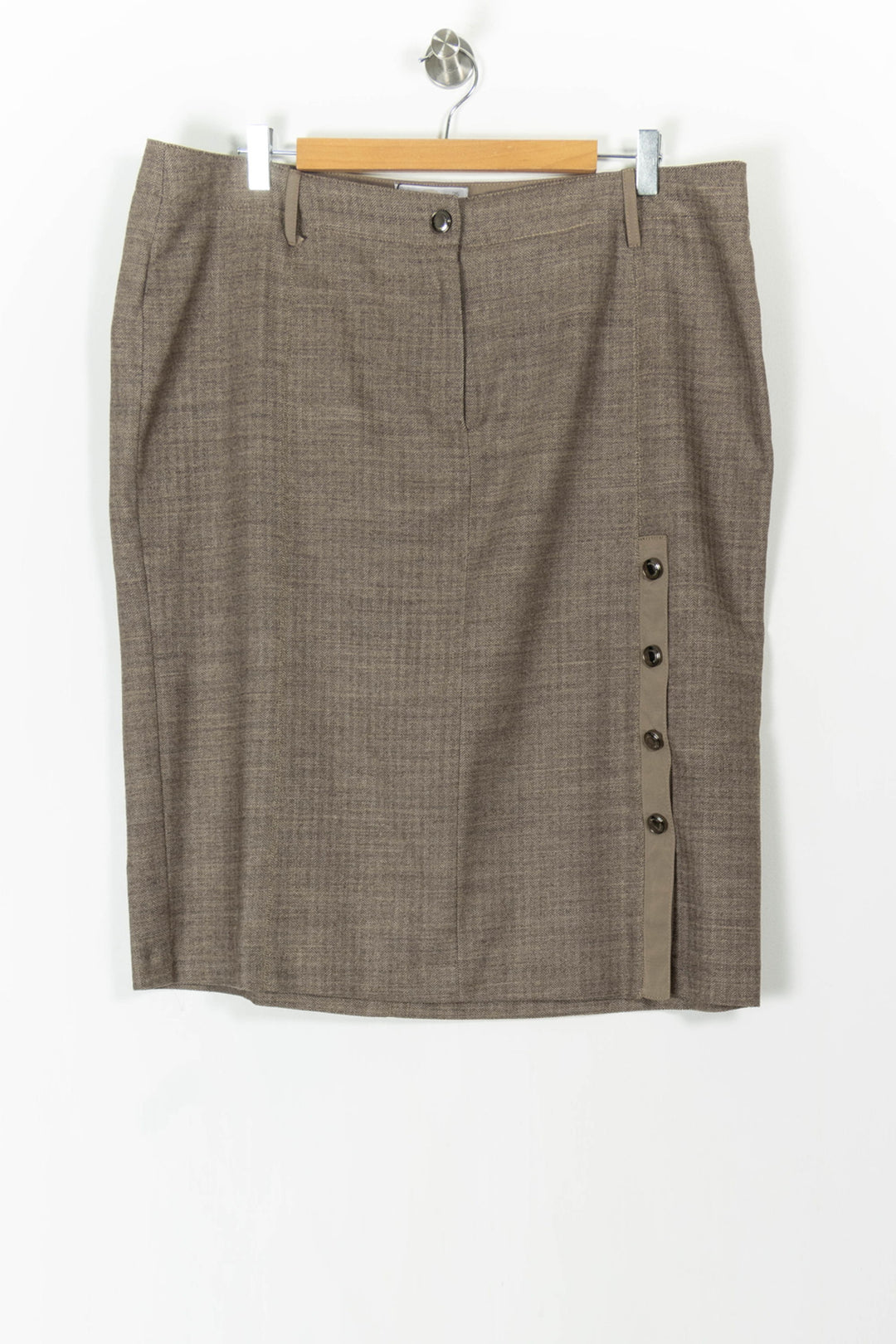 Jupe Crayon Marron - Taille XXXL/46 de la marque Marina Rinaldi | PARAD71471 - Vendu par Paradigme - Image 2