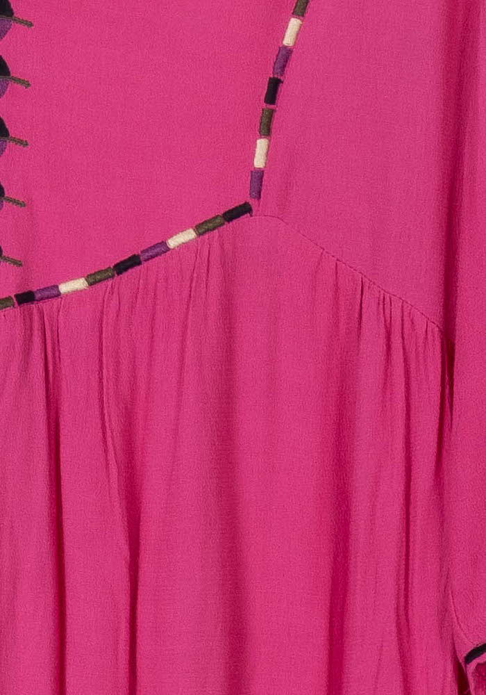 Robe Midi Rose - Taille S/36 de la marque ba&sh | PARAD71475 - Vendu par Paradigme - Image 3
