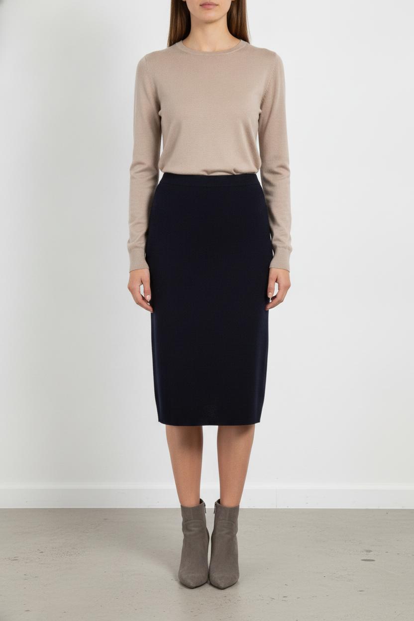Jupe Crayon Bleue - Taille XXXL/46 de la marque Rodier | PARAD71484 - Vendu par Paradigme - Image 1