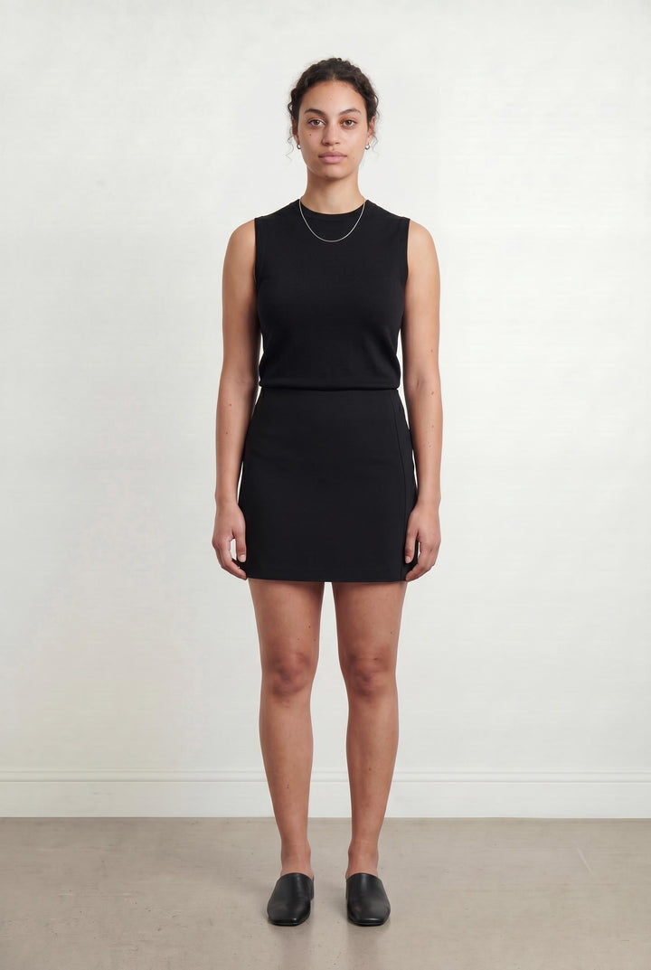 Jupe Courte Noire - Taille XL/42 de la marque Marina Rinaldi | PARAD71491 - Vendu par Paradigme - Image 1