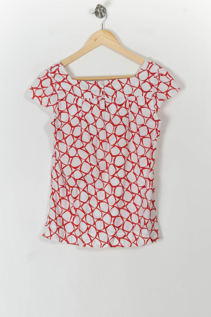 Blouse Rouge et Blanche - Taille S/36 de la marque Maison 123 | PARAD71495 - Vendu par Paradigme - Image 4