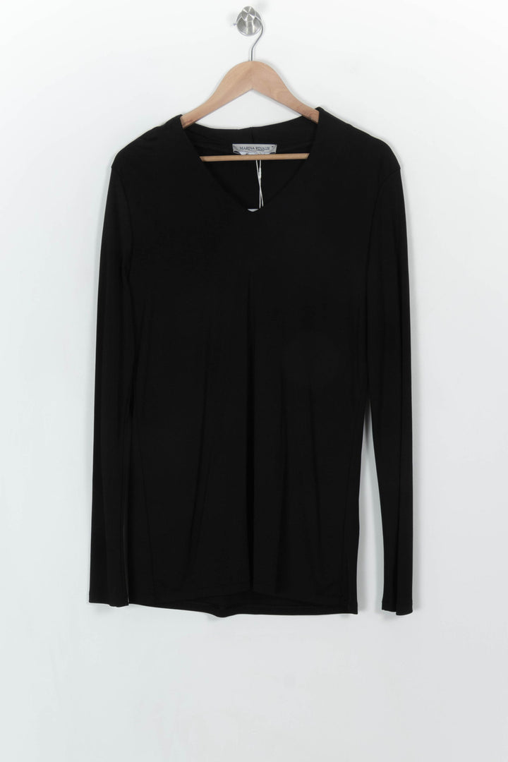 T-shirt Manches Longues Noir - Taille L/40 de la marque Marina Rinaldi | PARAD71498 - Vendu par Paradigme - Image 2