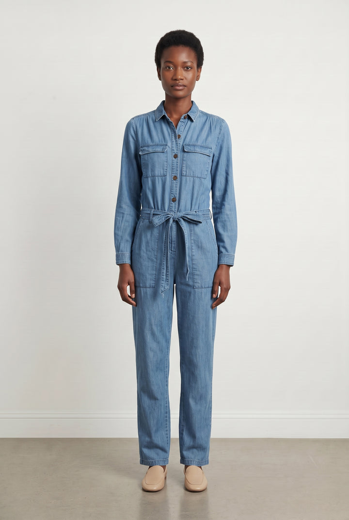 Combinaison Pantalon Bleue - Taille S/36 de la marque La Petite Etoile | PARAD71503 - Vendu par Paradigme - Image 1