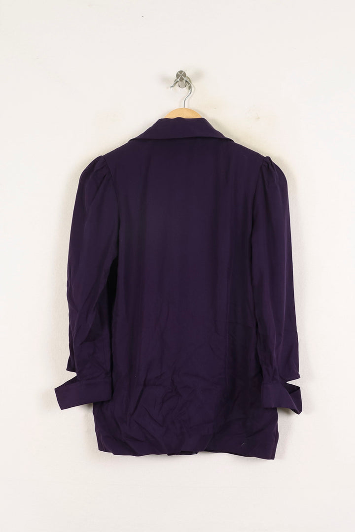 Blazer Violet - Taille S/36 de la marque Barje | PARAD71530 - Vendu par Paradigme - Image 4