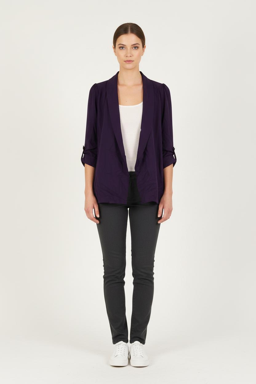 Blazer Violet - Taille S/36 de la marque Barje | PARAD71530 - Vendu par Paradigme - Image 1
