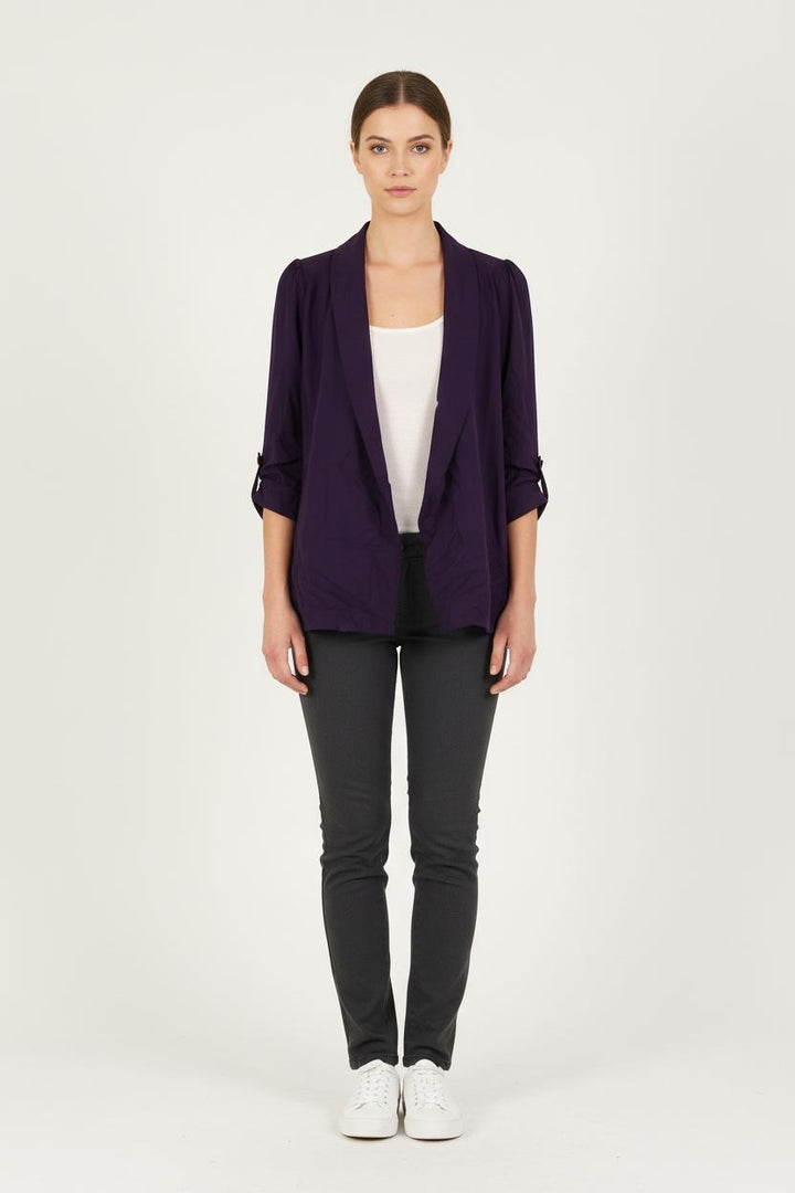 Blazer Violet - Taille S/36 de la marque Barje | PARAD71530 - Vendu par Paradigme - Image 1