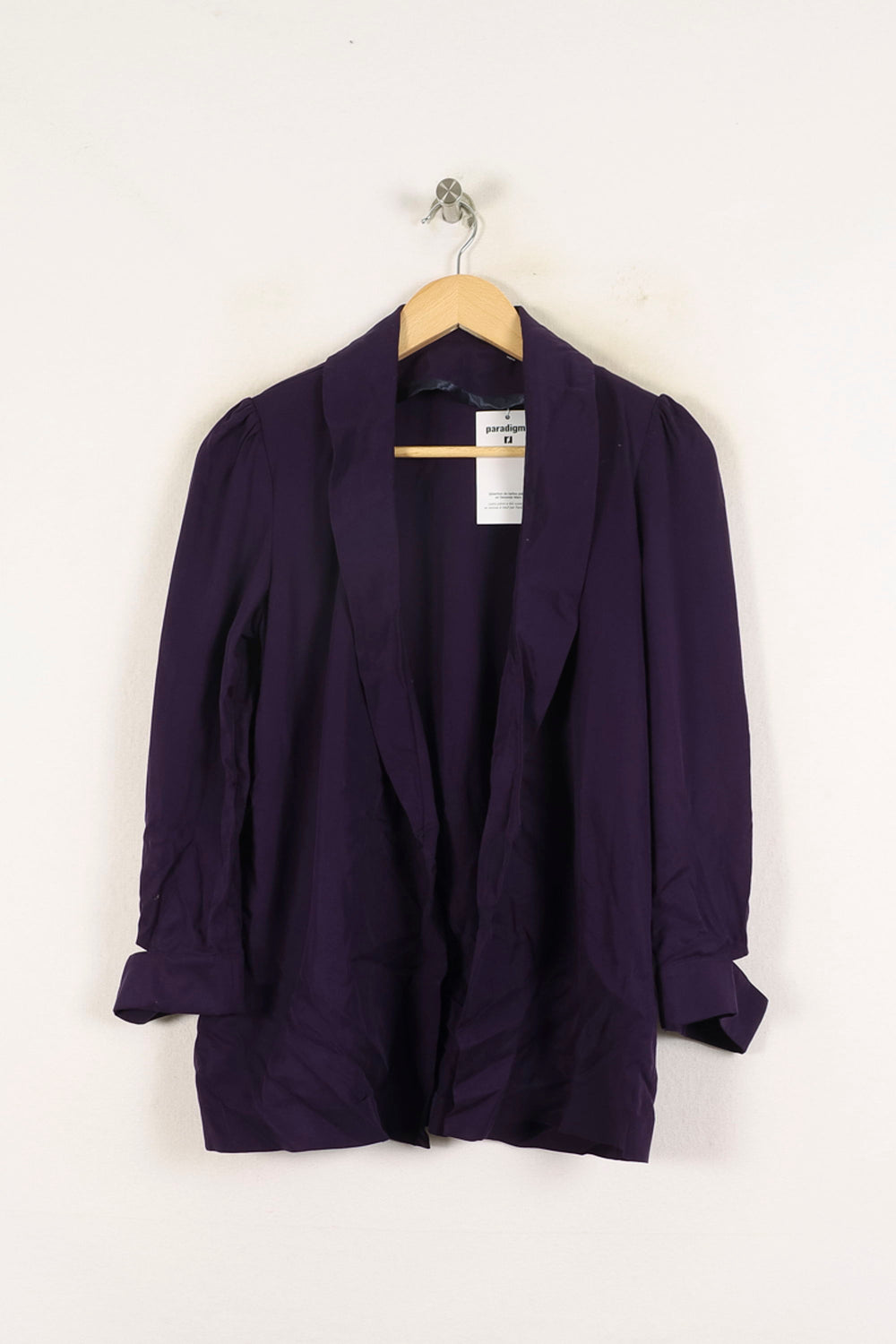 Blazer Violet - Taille S/36 de la marque Barje | PARAD71530 - Vendu par Paradigme - Image 2