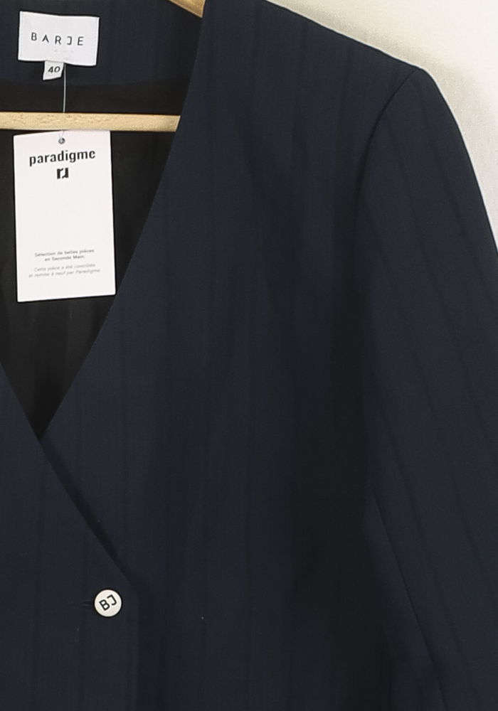 Veste Blazer Bleue - Taille L/40 de la marque Barje | PARAD71538 - Vendu par Paradigme - Image 3