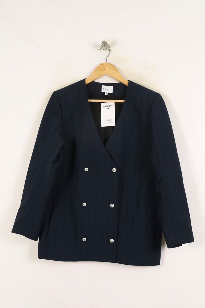 Veste Blazer Bleue - Taille L/40 de la marque Barje | PARAD71538 - Vendu par Paradigme - Image 2