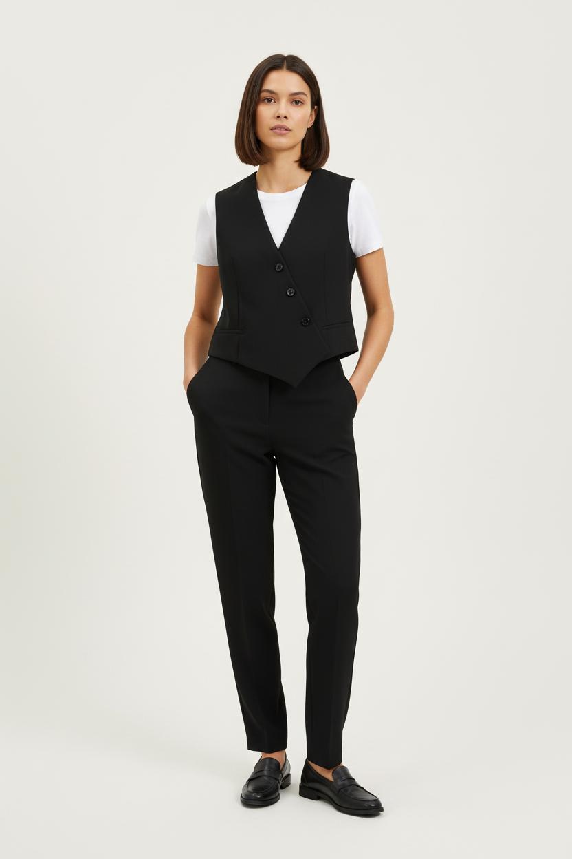 Gilet Noir - Taille M/38 de la marque Barje | PARAD71549 - Vendu par Paradigme - Image 1