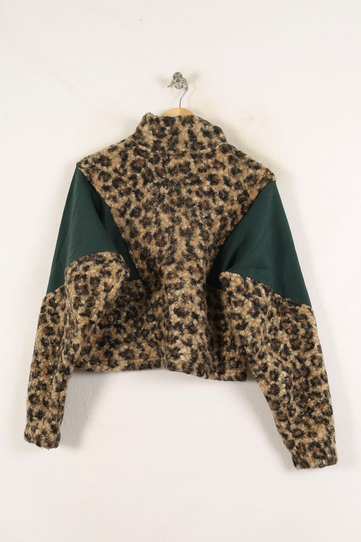 Blouson Léopard et Vert - Taille S/36 de la marque Barje | PARAD71552 - Vendu par Paradigme - Image 4