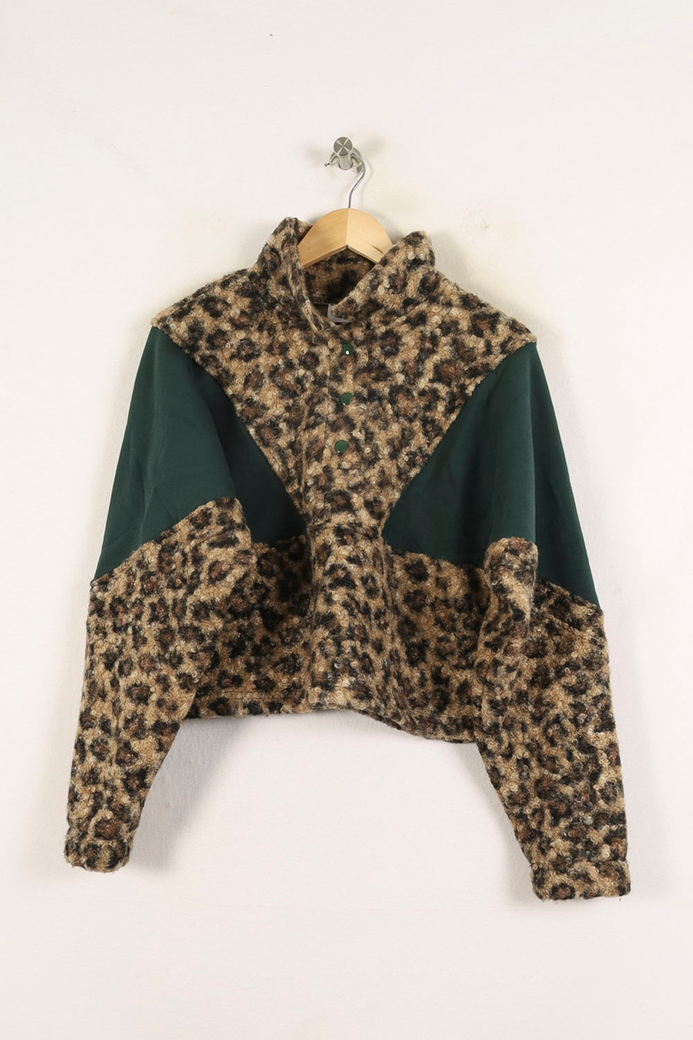 Blouson Léopard et Vert - Taille S/36 de la marque Barje | PARAD71552 - Vendu par Paradigme - Image 2