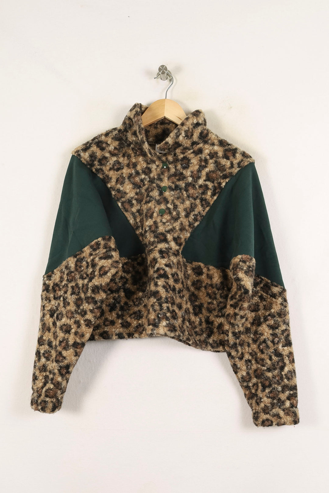 Blouson Léopard et Vert - Taille S/36 de la marque Barje | PARAD71552 - Vendu par Paradigme - Image 2