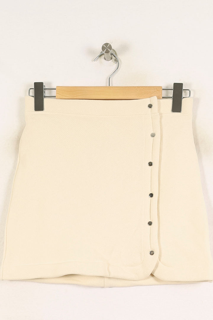 Jupe Portefeuille Beige - Taille S/36 de la marque Barje | PARAD71554 - Vendu par Paradigme - Image 2