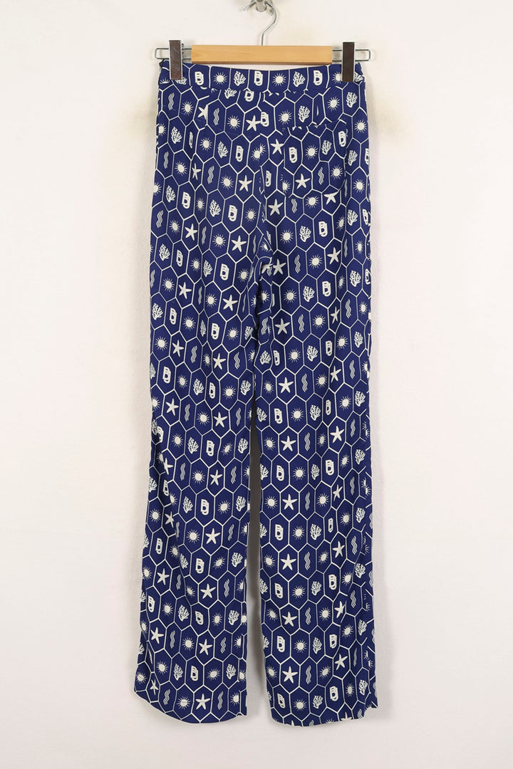 Pantalon Bleu et Blanc - Taille S/36 de la marque Barje | PARAD71564 - Vendu par Paradigme - Image 4