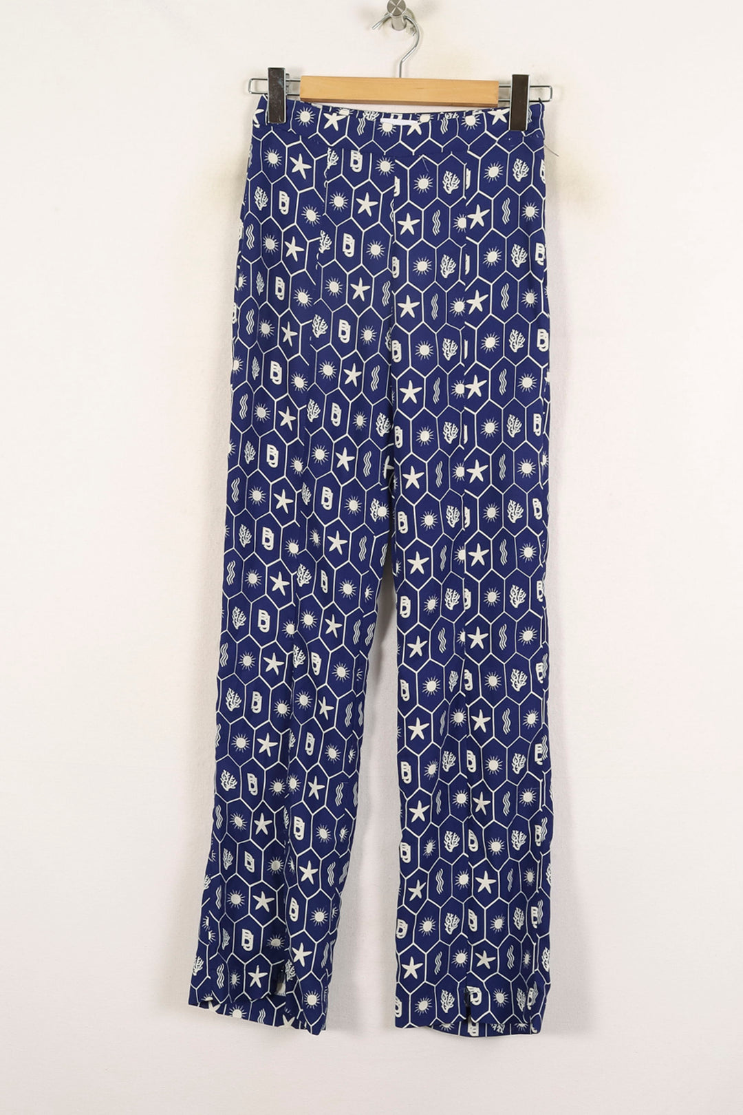 Pantalon Bleu et Blanc - Taille S/36 de la marque Barje | PARAD71564 - Vendu par Paradigme - Image 2