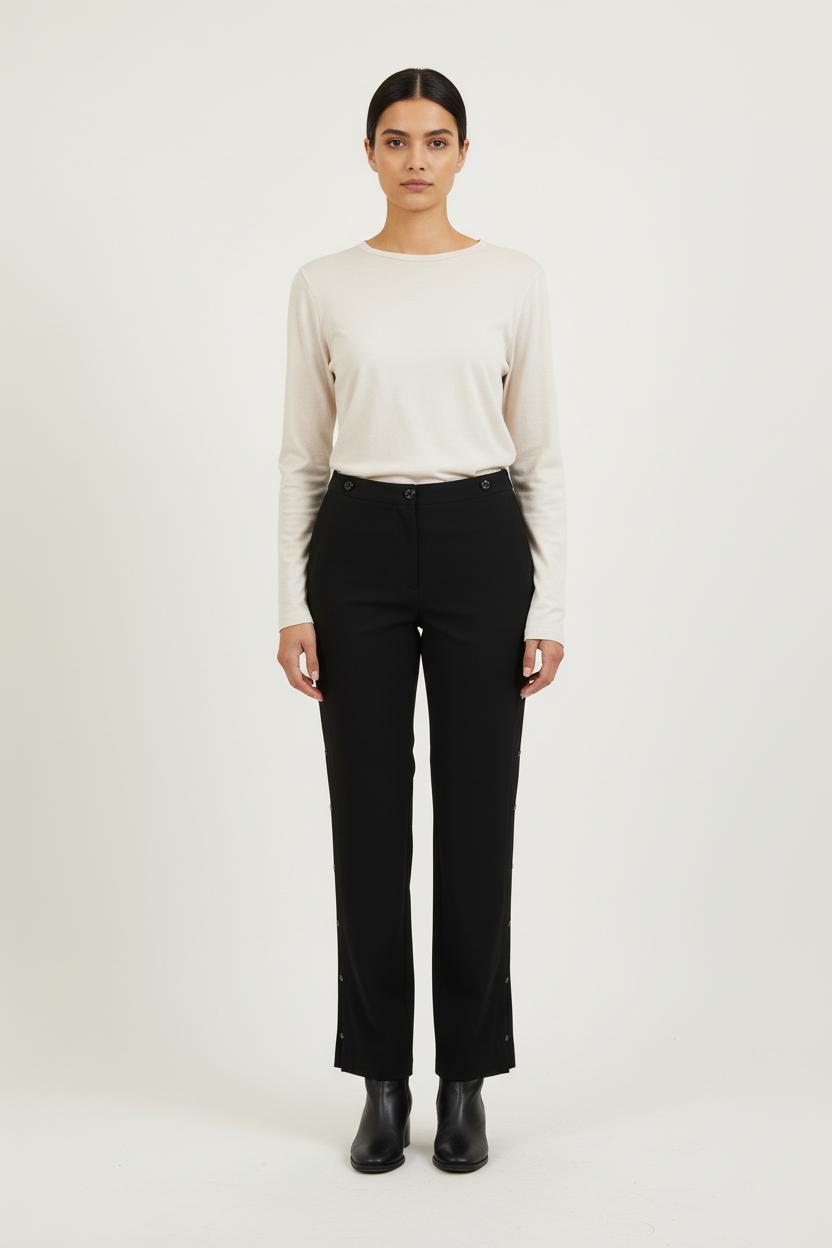 Pantalon Noir - Taille L/40 de la marque Barje | PARAD71570 - Vendu par Paradigme - Image 1