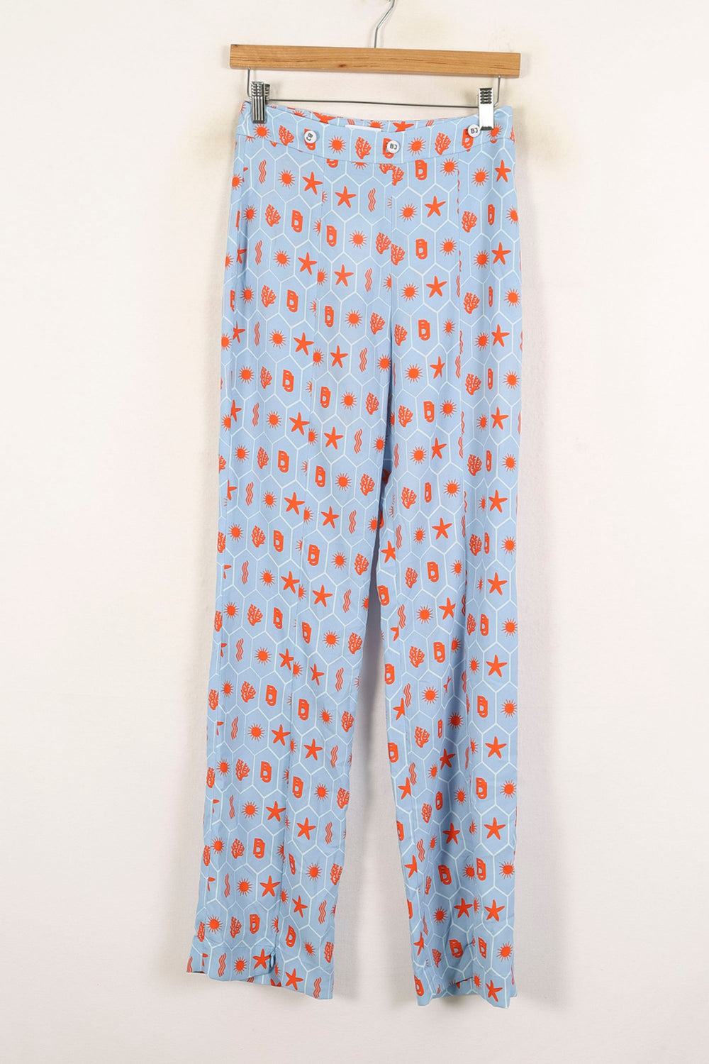 Pantalon Bleu et Orange - Taille S/36 de la marque Barje | PARAD71573 - Vendu par Paradigme - Image 2
