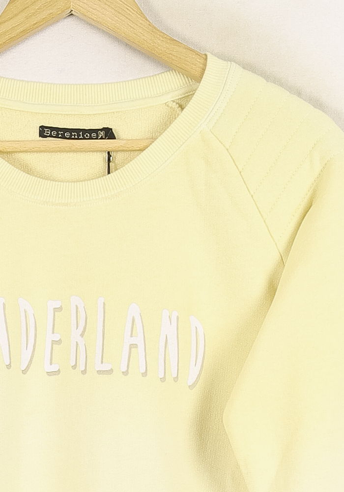Sweat Jaune - Taille S/36 de la marque Bérénice | PARAD71577 - Vendu par Paradigme - Image 3