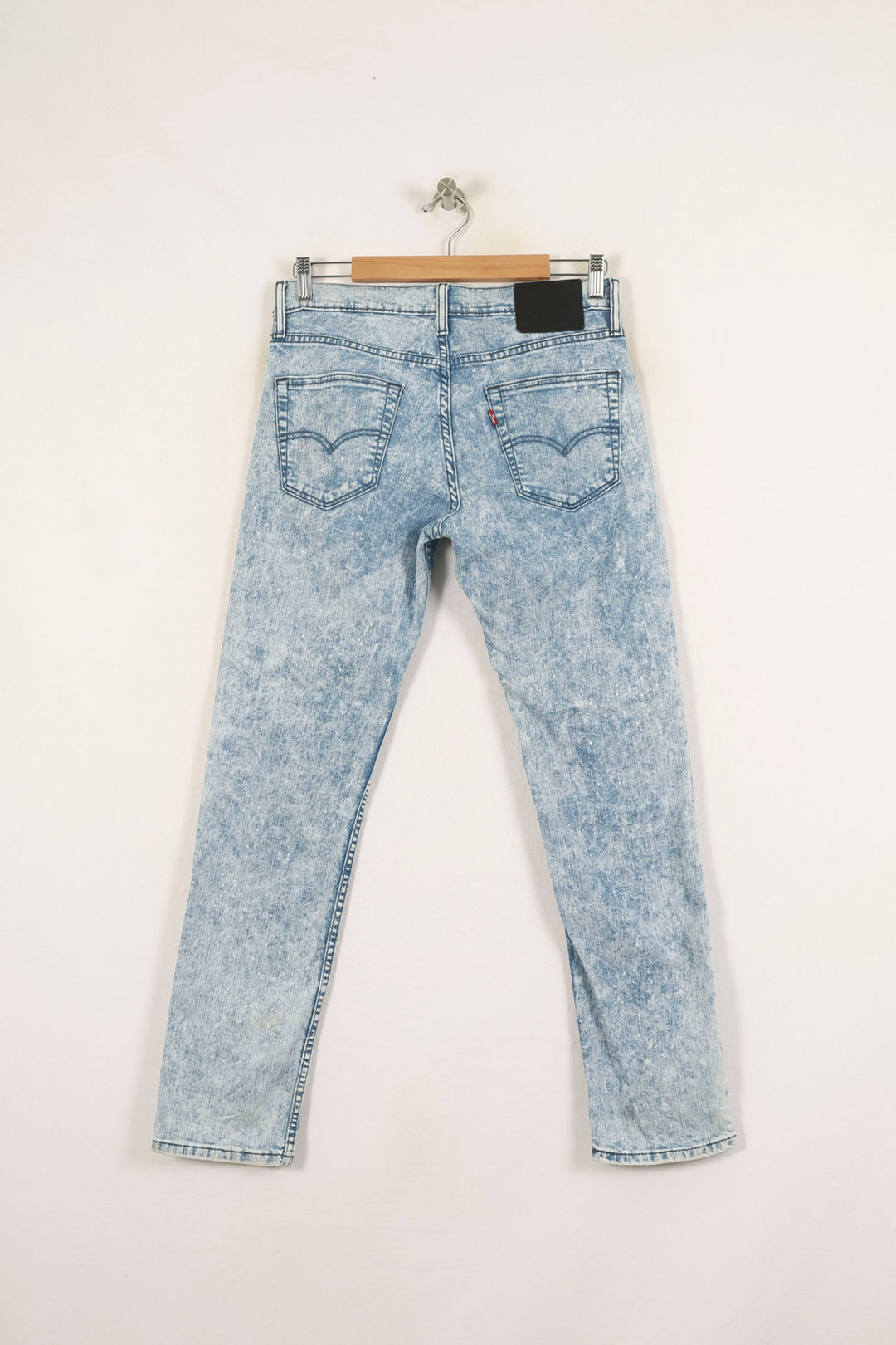 Jean Délavé Bleu - Taille S/36 de la marque Levi's | PARAD71581 - Vendu par Paradigme - Image 4