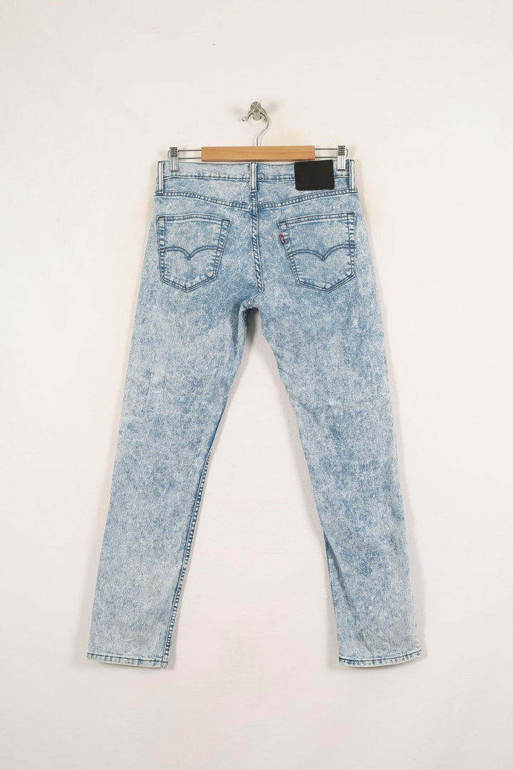 Jean Délavé Bleu - Taille S/36 de la marque Levi's | PARAD71581 - Vendu par Paradigme - Image 4