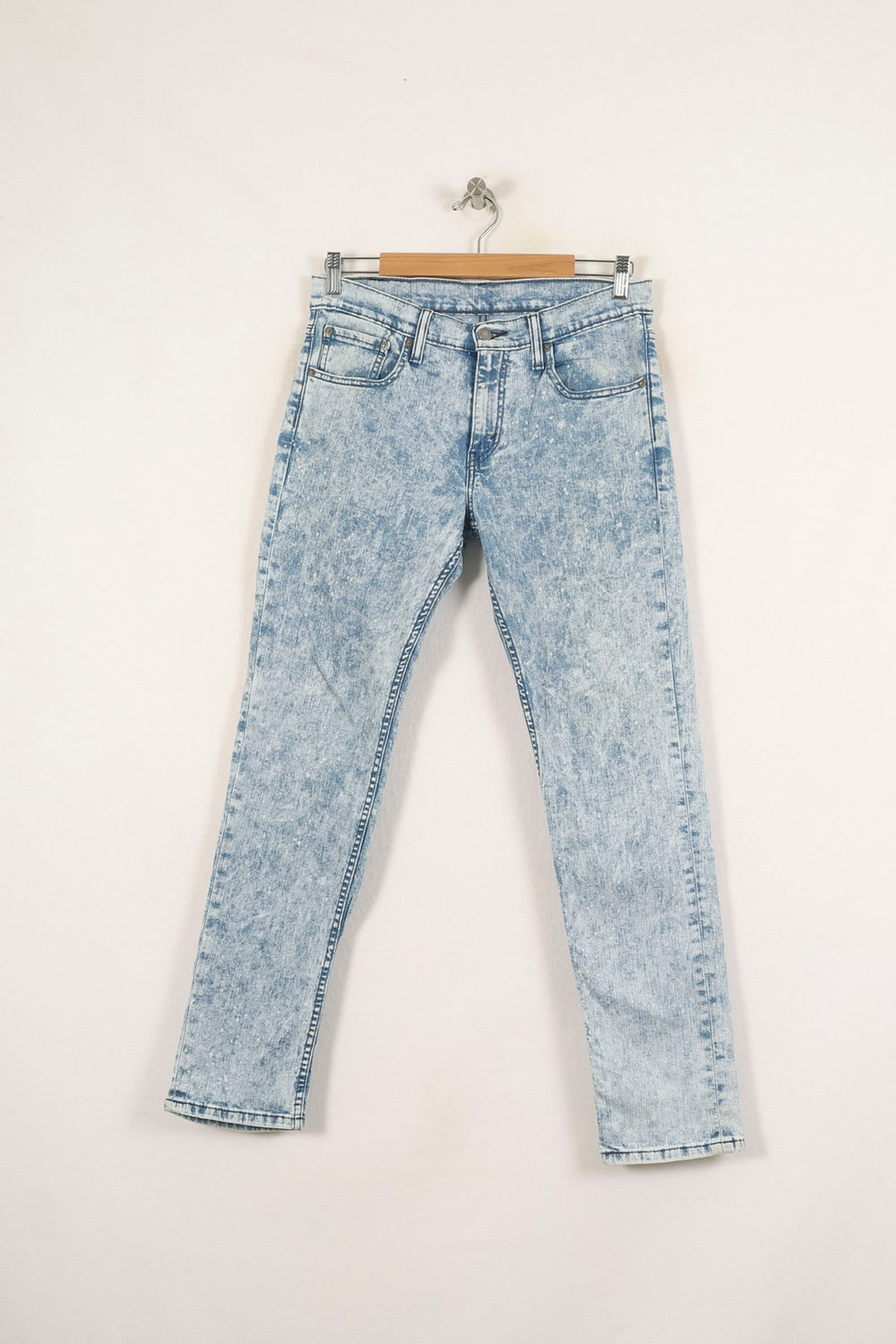 Jean Délavé Bleu - Taille S/36 de la marque Levi's | PARAD71581 - Vendu par Paradigme - Image 2