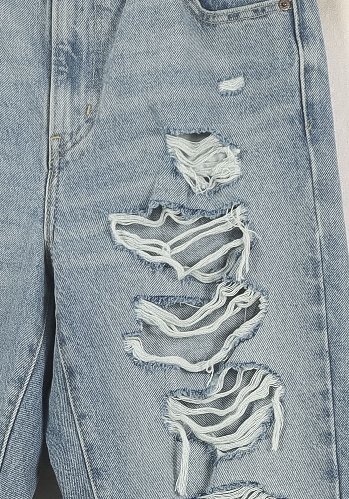 Jean Déchiré Bleu - Taille M/38 de la marque Levi's | PARAD71582 - Vendu par Paradigme - Image 3