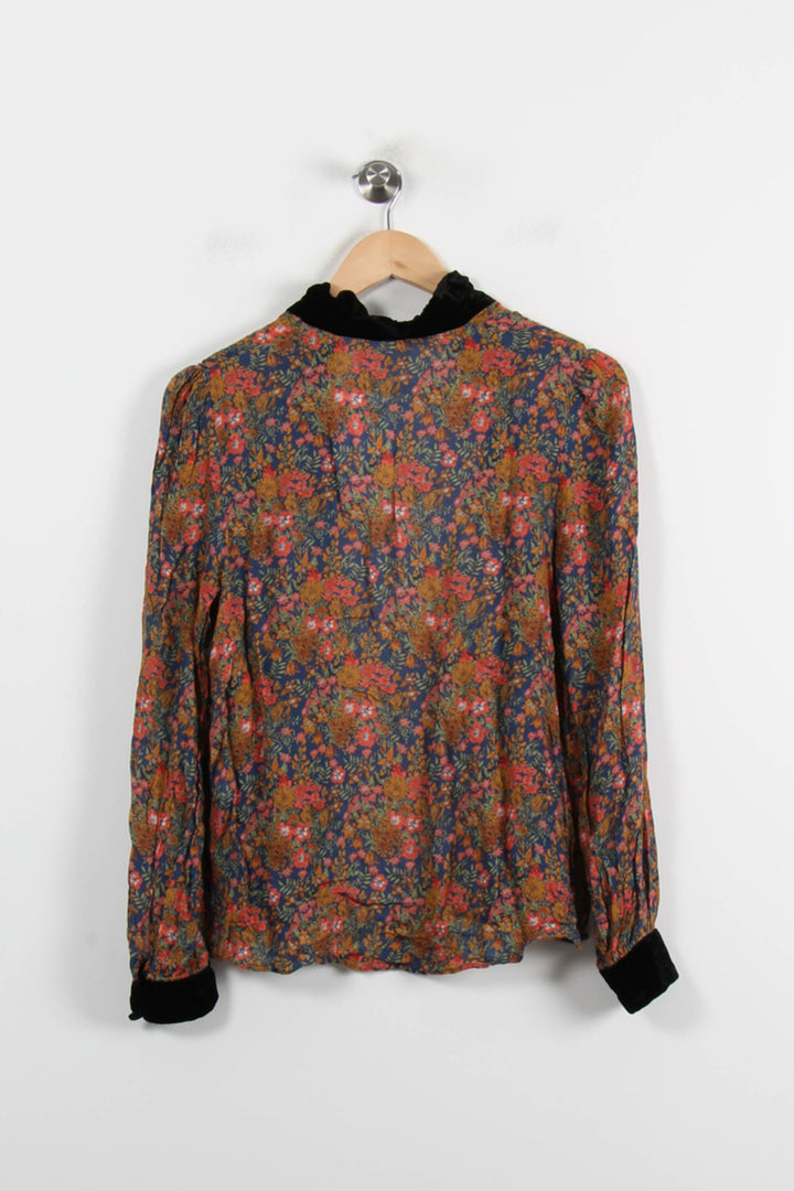 Chemise Fleurie Multicolore - Taille S/36 de la marque Sézane | PARAD71595 - Vendu par Paradigme - Image 4