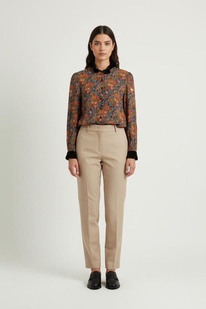 Chemise Fleurie Multicolore - Taille S/36 de la marque Sézane | PARAD71595 - Vendu par Paradigme - Image 1