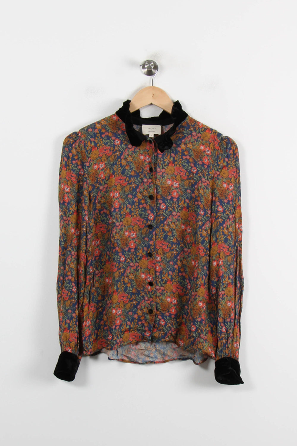 Chemise Fleurie Multicolore - Taille S/36 de la marque Sézane | PARAD71595 - Vendu par Paradigme - Image 2