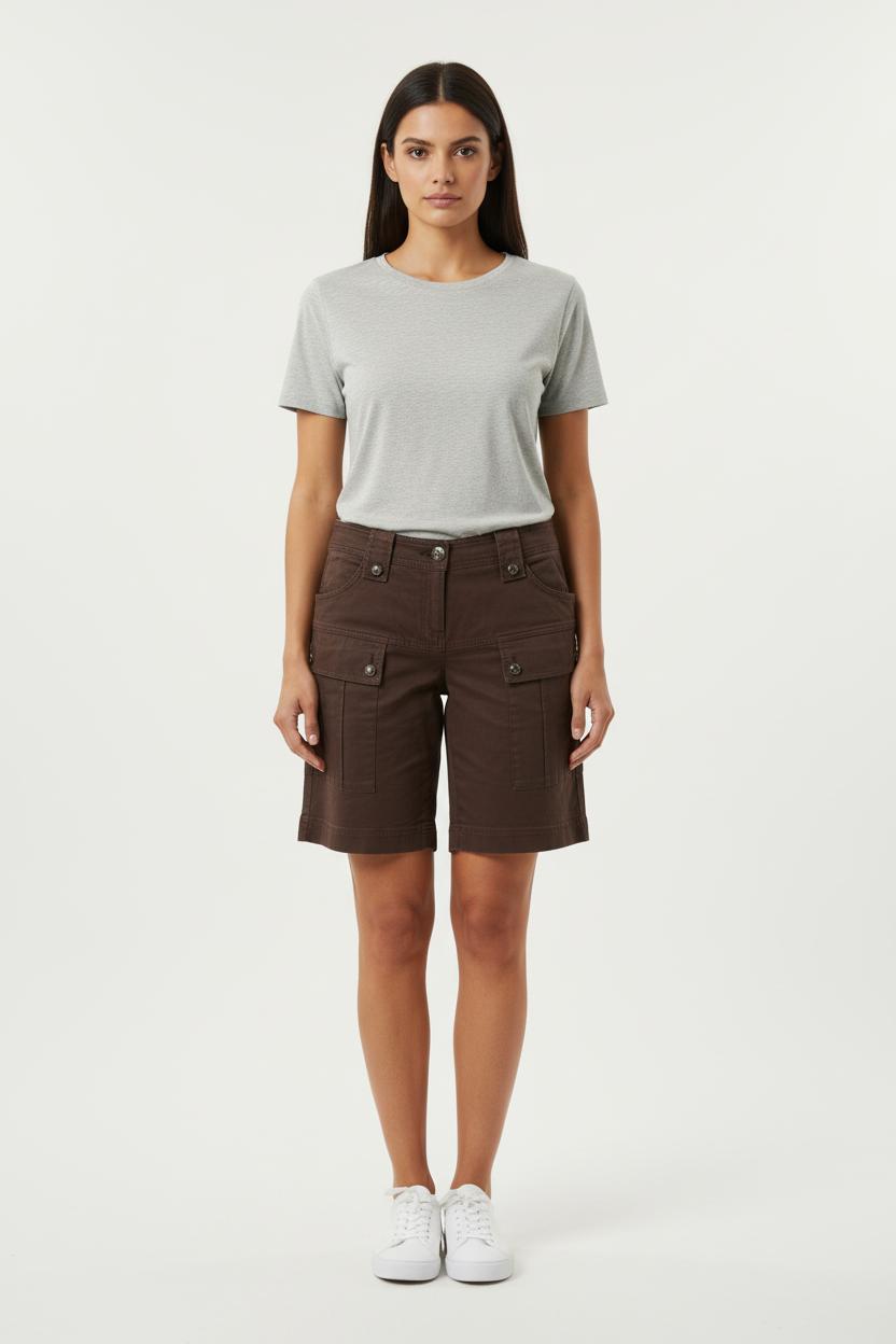 Short Cargo Marron - Taille S/36 de la marque Liu Jo | PARAD71606 - Vendu par Paradigme - Image 1