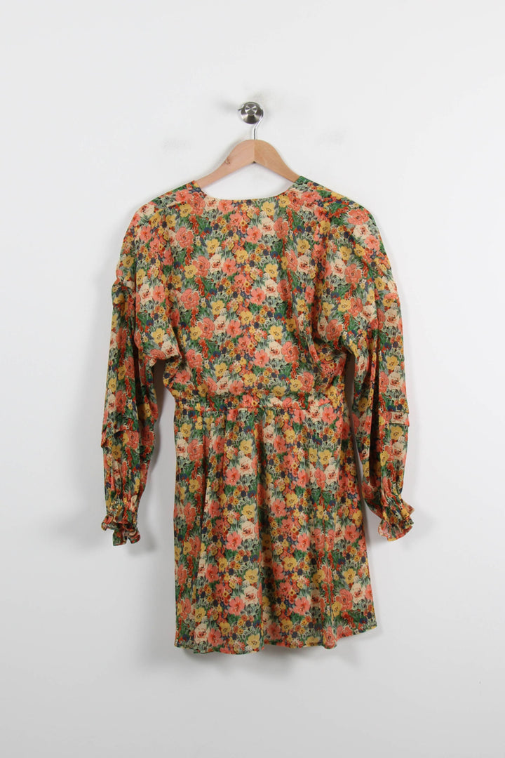 Robe Portefeuille Multicolore - Taille XS/34 de la marque Sézane | PARAD71611 - Vendu par Paradigme - Image 4