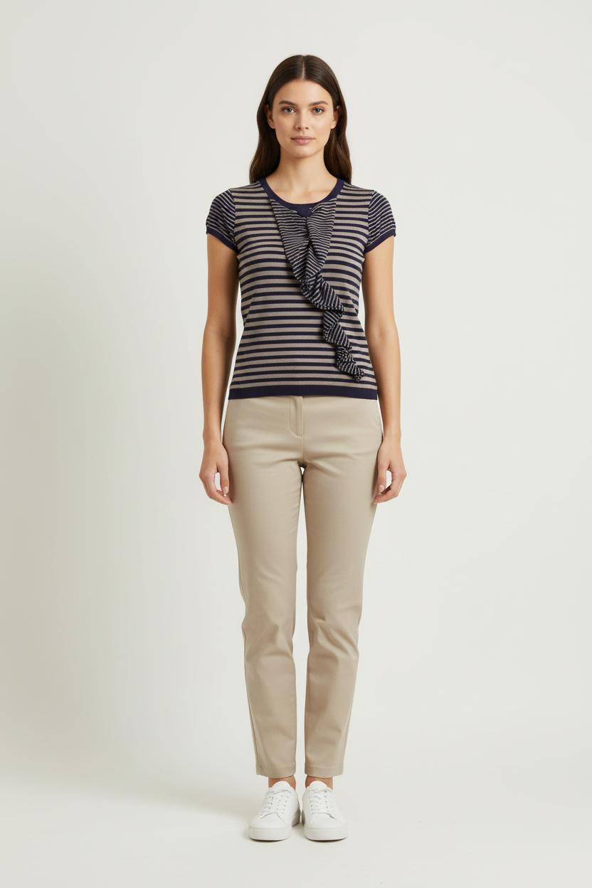 Pull Violet et Gris - Taille S/36 de la marque Liu Jo | PARAD71617 - Vendu par Paradigme - Image 1