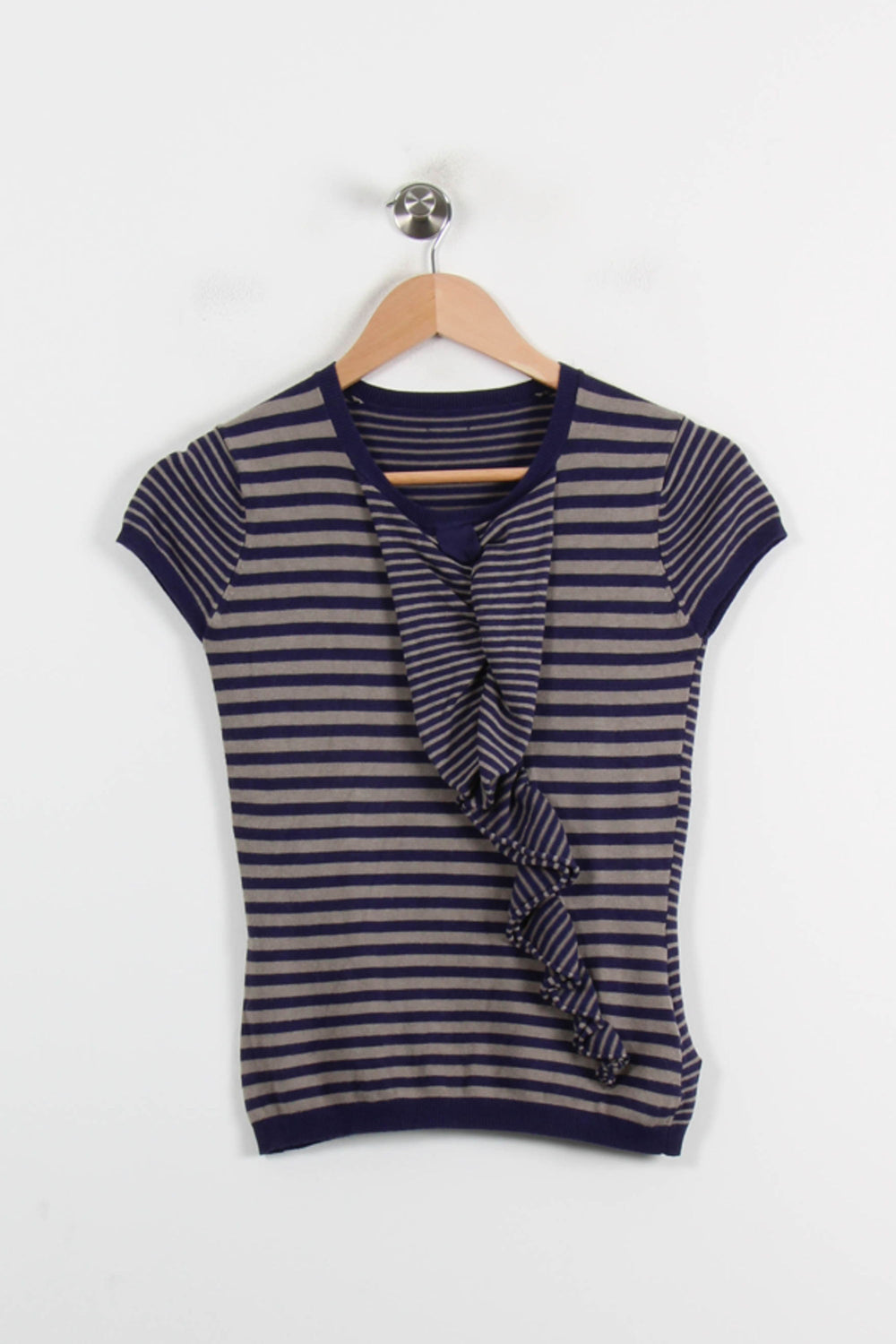 Pull Violet et Gris - Taille S/36 de la marque Liu Jo | PARAD71617 - Vendu par Paradigme - Image 2