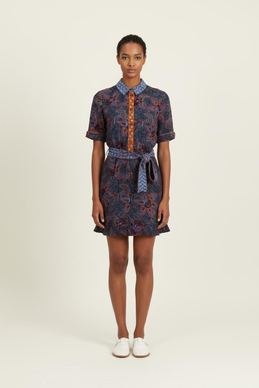 Robe Portefeuille Multicolore - Taille XS/34 de la marque Sézane | PARAD71618 - Vendu par Paradigme - Image 1