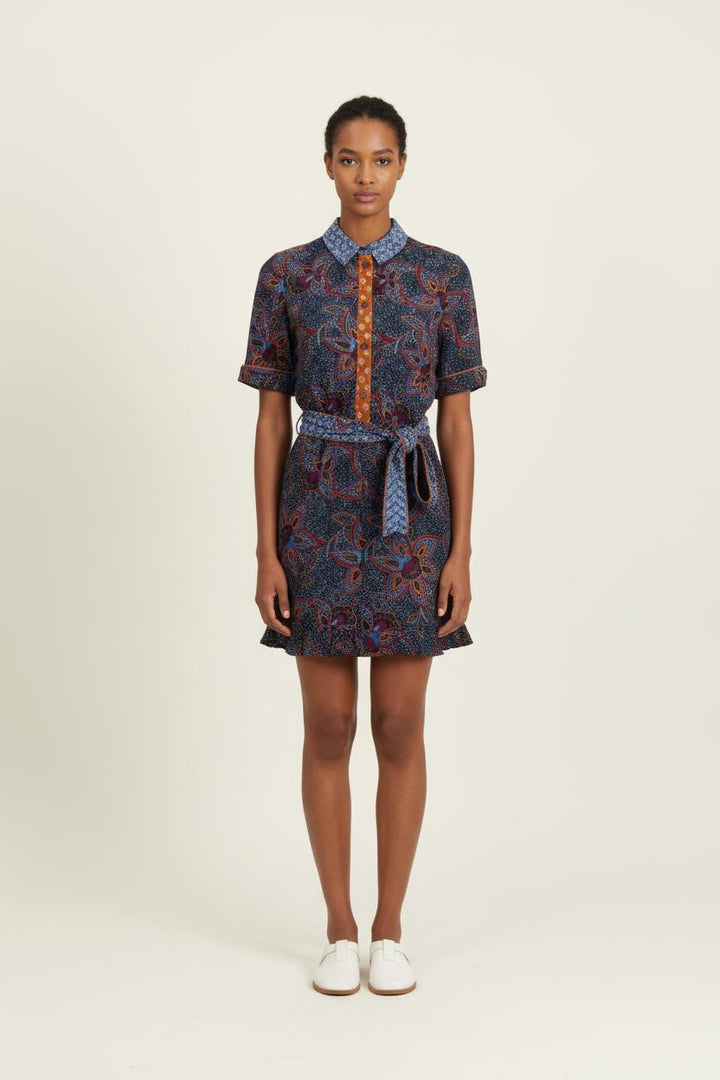 Robe Portefeuille Multicolore - Taille XS/34 de la marque Sézane | PARAD71618 - Vendu par Paradigme - Image 1