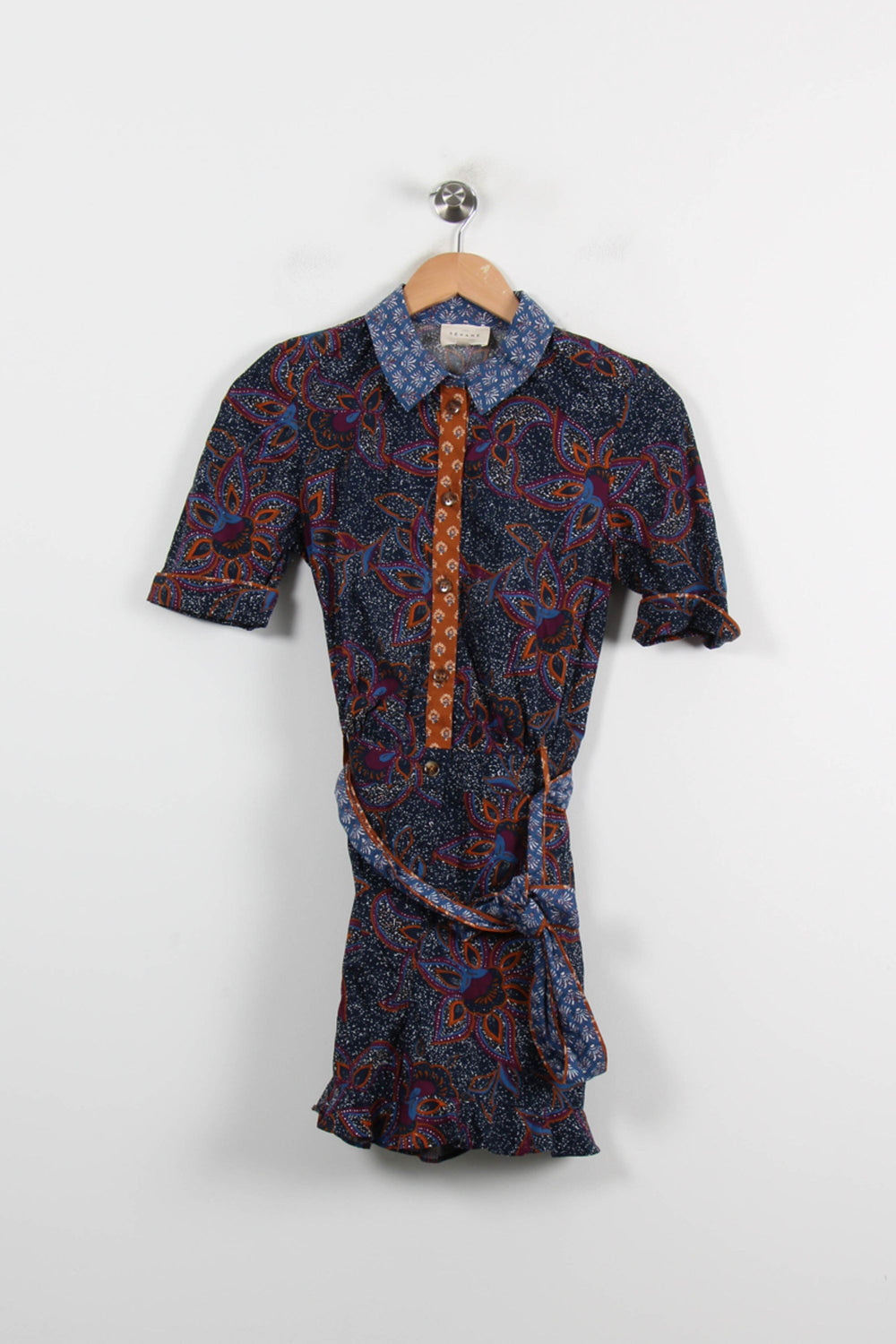 Robe Portefeuille Multicolore - Taille XS/34 de la marque Sézane | PARAD71618 - Vendu par Paradigme - Image 2