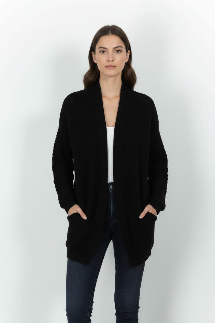 Cardigan Noir - Taille L/40 de la marque ba&sh | PARAD7162 - Vendu par Paradigme - Image 1