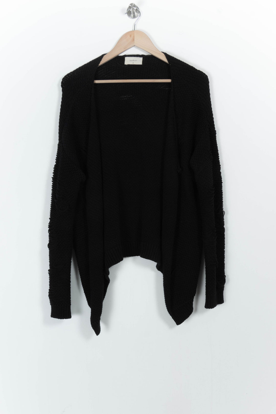 Cardigan Noir - Taille L/40 de la marque ba&sh | PARAD7162 - Vendu par Paradigme - Image 2