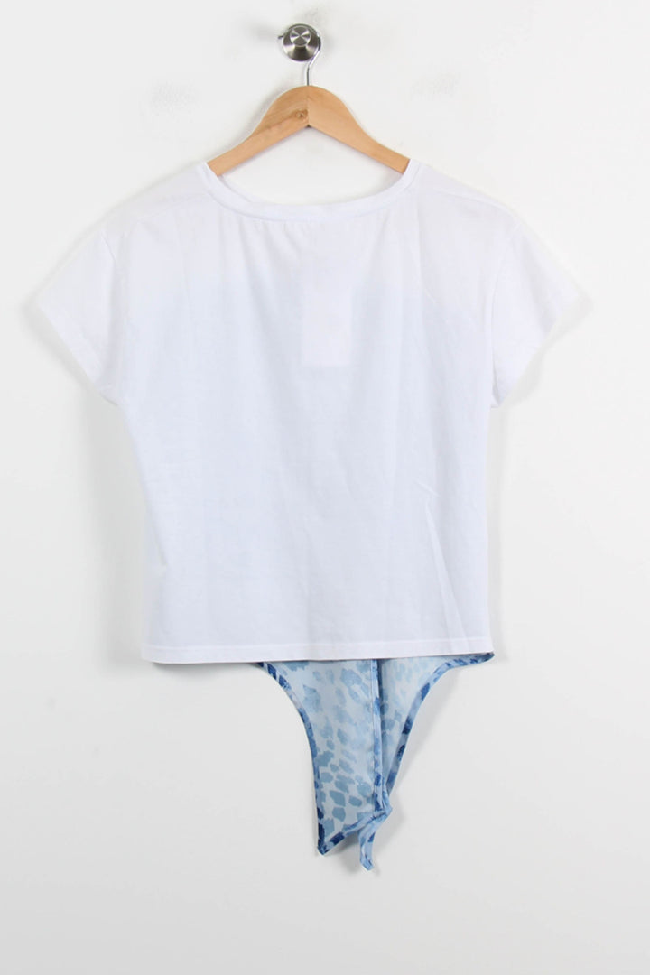 Tee-shirt Blanc et Bleu - Taille S/36 de la marque Liu Jo | PARAD71621 - Vendu par Paradigme - Image 4