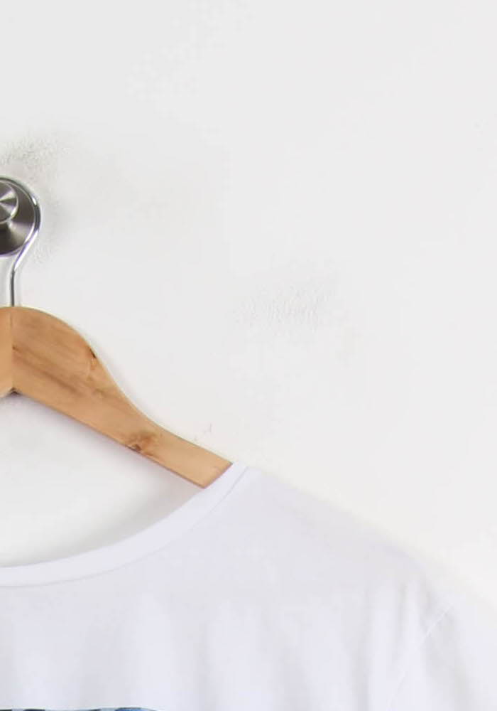 Tee-shirt Blanc et Bleu - Taille S/36 de la marque Liu Jo | PARAD71621 - Vendu par Paradigme - Image 3