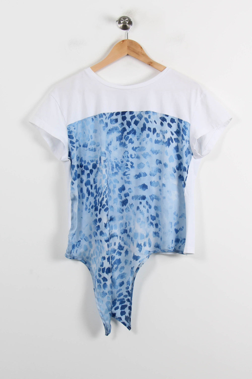 Tee-shirt Blanc et Bleu - Taille S/36 de la marque Liu Jo | PARAD71621 - Vendu par Paradigme - Image 2