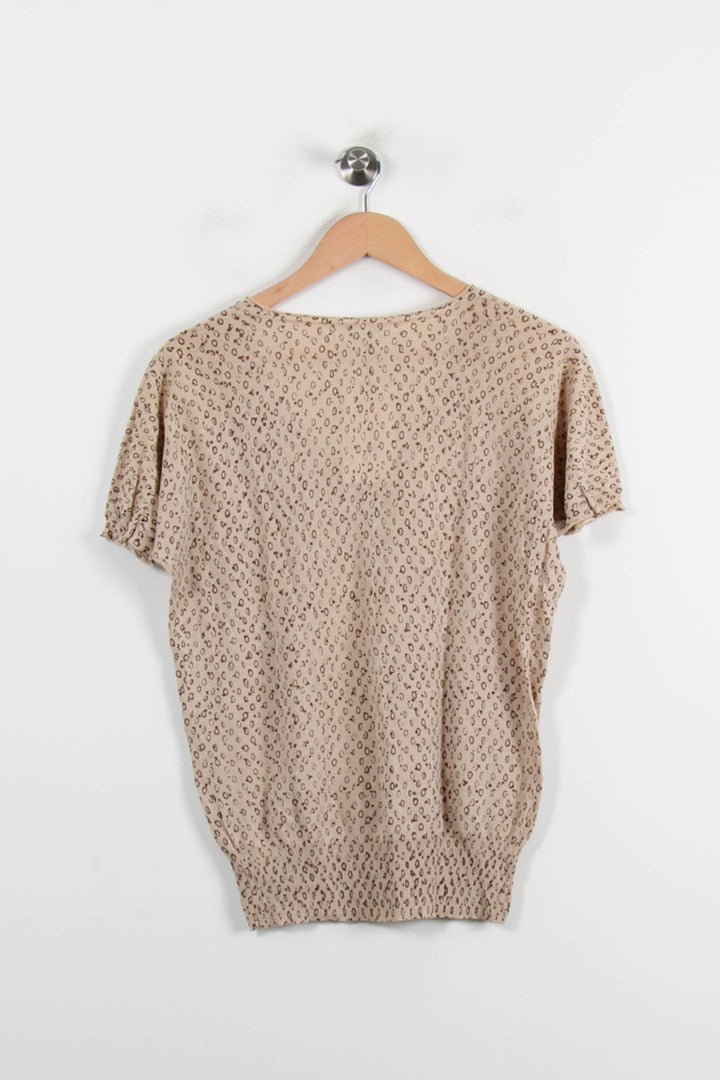 Pull Marron clair et Marron - Taille S/36 de la marque IKKS | PARAD71622 - Vendu par Paradigme - Image 4
