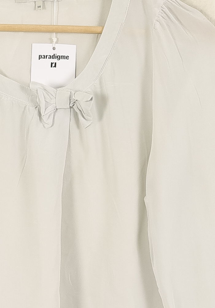 Blouse Grise - Taille S/36 de la marque Gerard Darel | PARAD71637 - Vendu par Paradigme - Image 3