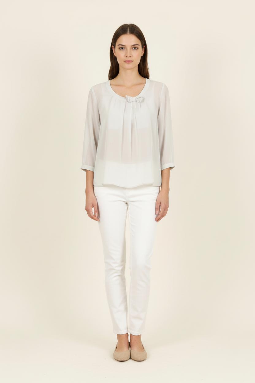 Blouse Grise - Taille S/36 de la marque Gerard Darel | PARAD71637 - Vendu par Paradigme - Image 1