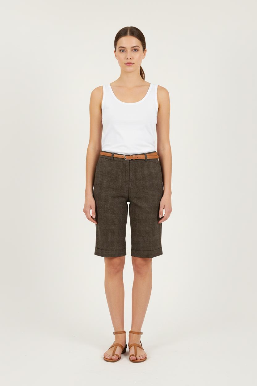Bermuda Marron - Taille M/38 de la marque Caroll | PARAD71641 - Vendu par Paradigme - Image 1