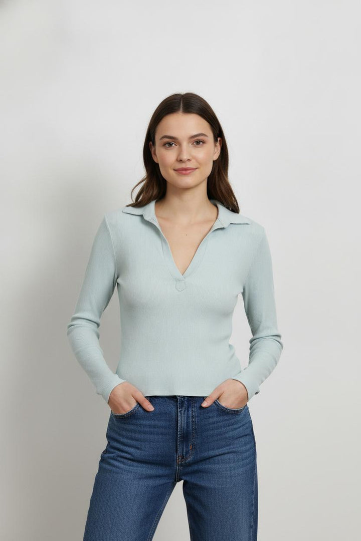 Pull Col V Bleu - Taille S/36 de la marque Joseph | PARAD71643 - Vendu par Paradigme - Image 1