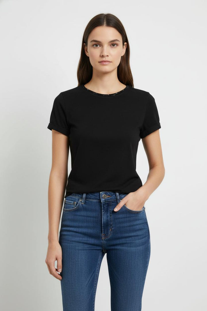 Tee-shirt Noir - Taille S/36 de la marque Joseph | PARAD71645 - Vendu par Paradigme - Image 1